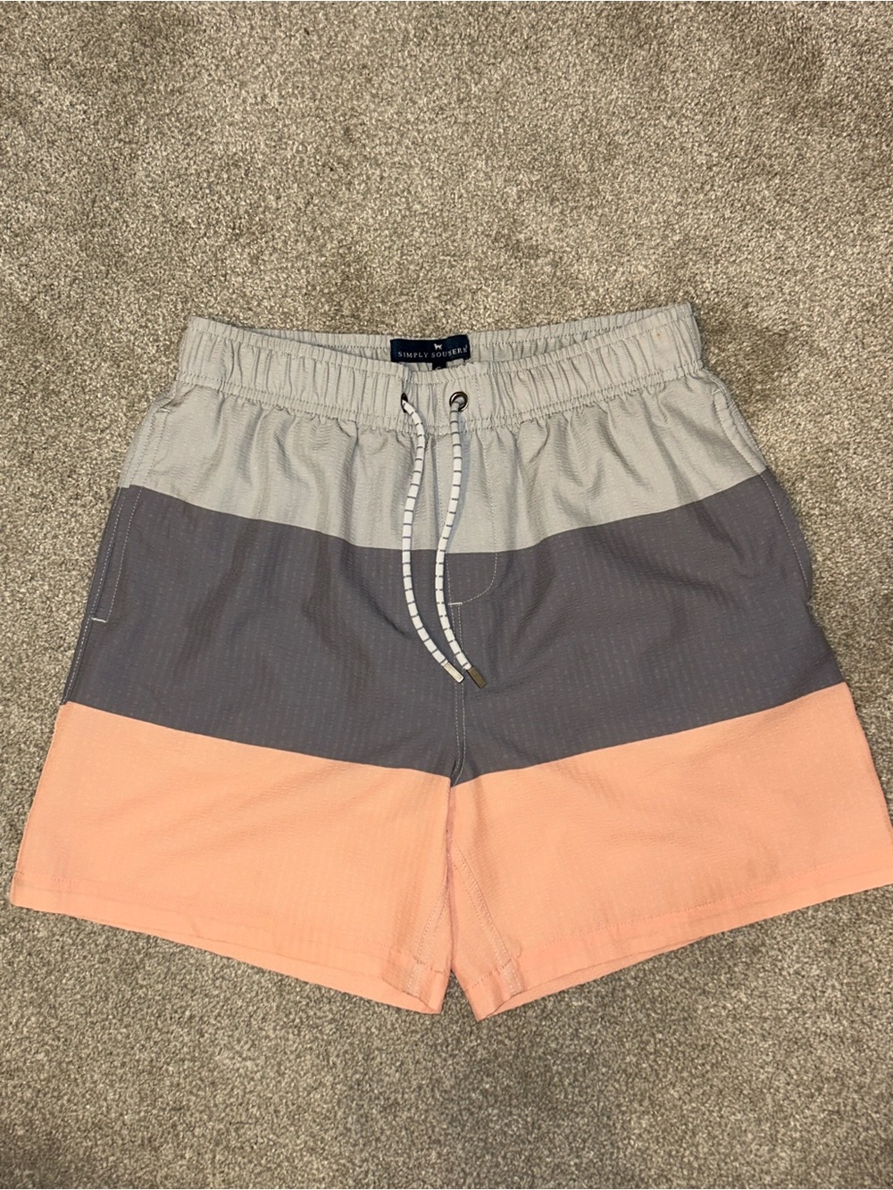 Simply Southern mesh lined men’s swim trunks LIKE NEW size S